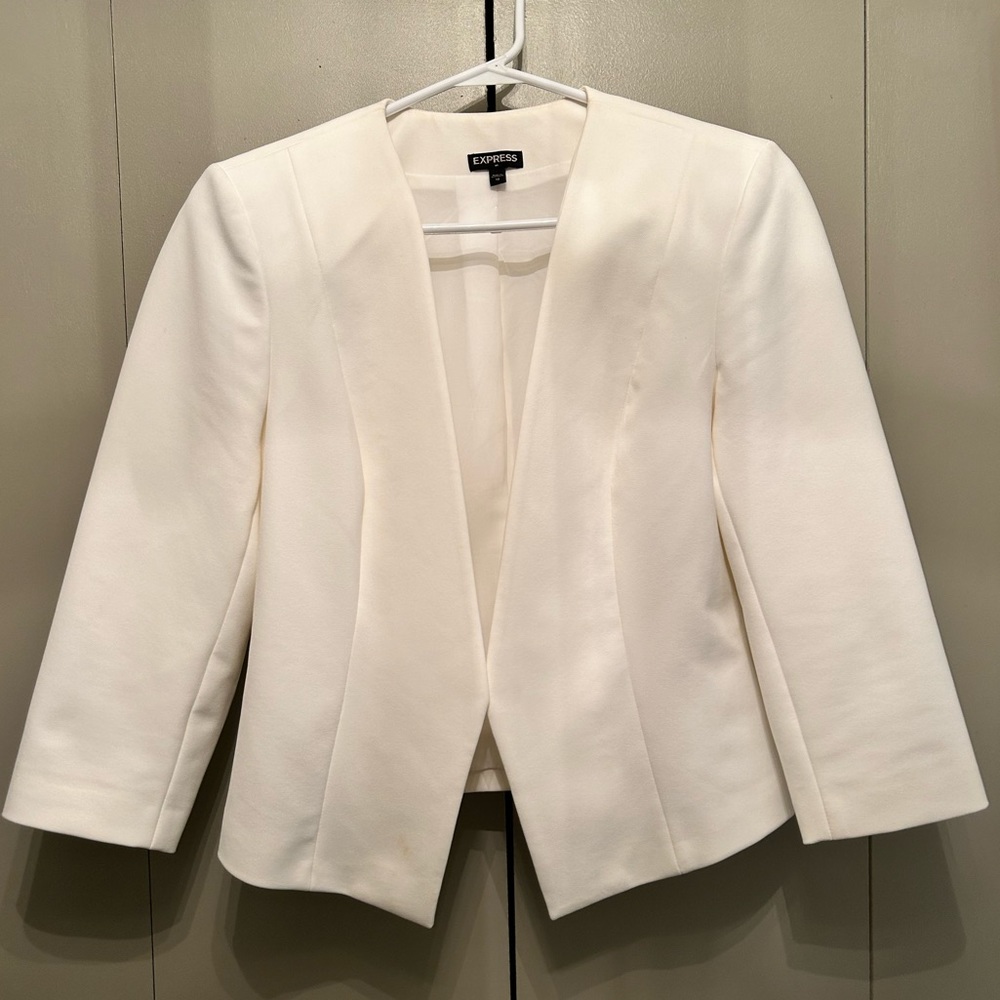 Express White Blazer size 10